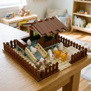 Tee-se-itse Kanakoppi Maatilan Eläinpalikat Lapsille