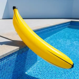 Puhallettava banaani ulkoleluksi ja juhlakoristeeksi